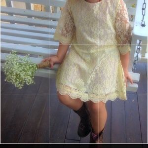 Lace toddler flower girl dress